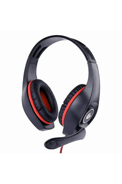 Gembird gaming headset GHS-05-R with volume control red-black 3.5 mm