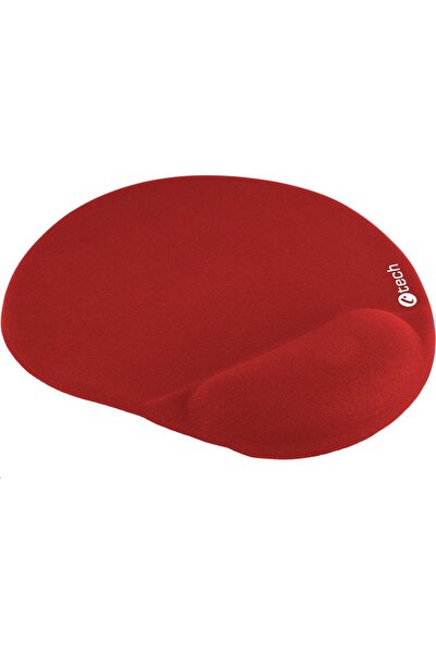 C-TECH Podlo≈æka pod my≈° gelov√° MPG-03, ƒçerven√°, 240x220mm