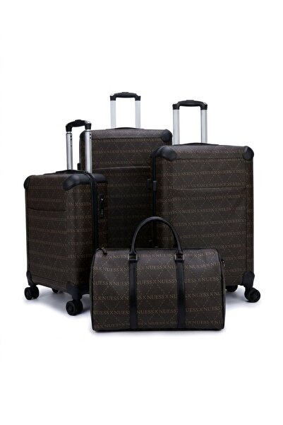 sea gulf Travel Bag Leather Luggage Set 4 Pcs