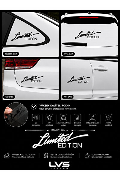 levvas Limited Edition Vehicle Sticker – 20 cm Auto Sticker Compatible with L...