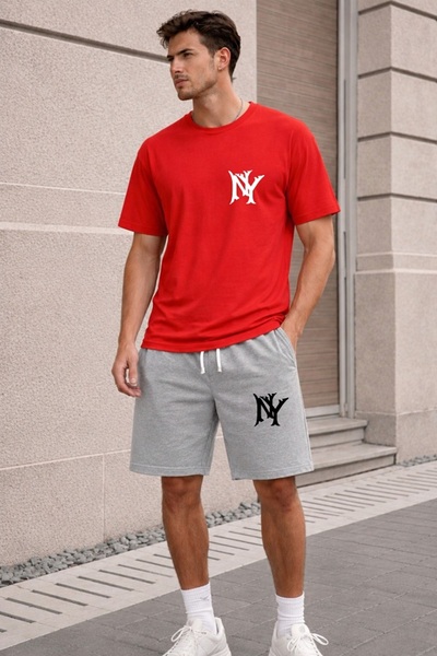 orwen life est. 2022 طقم شورت Urban Legacy كبير الحجم للجنسين من UNISEX WOMEN...