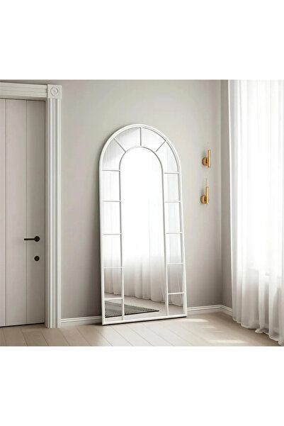 RIDGE 180X80Cm Large Wall Mirror with Black Metal Frame |   Modern Design Ali...