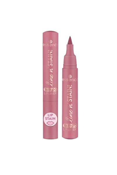Essence Line n' Stain Tattoo, Contur de buze, 01, Roz-nud pentru toată lumea,...
