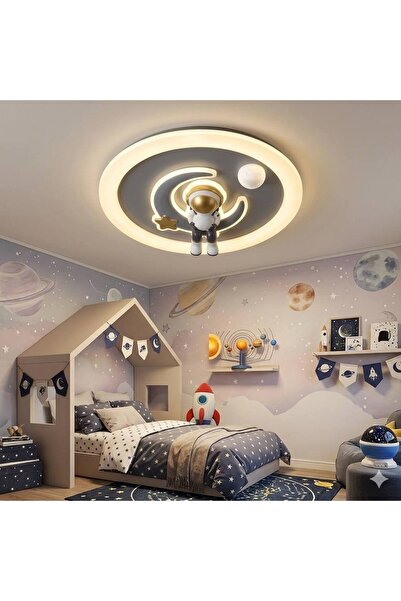 ışıksan aydınlatma AstroMoon 3 Renk Ledli Tavan Plafonyer Avize Uzaktan Kuman...