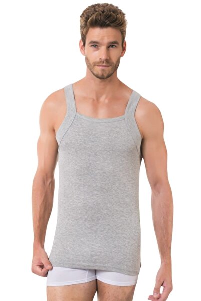Generic Brand Underwear 5 Pieces Gray Men's Sports Tank Top 1028-A