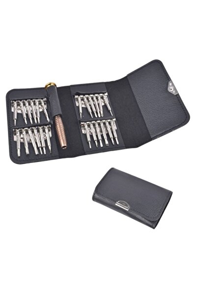 OEM Set profesional 24 capete de surubenlite intr o borseta de piele pentru m...
