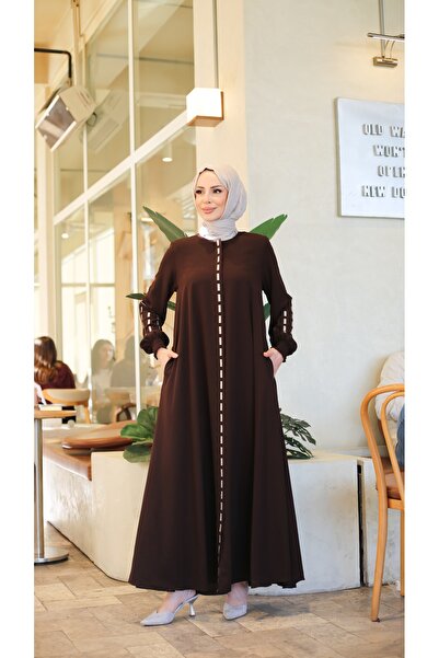 Moda İncir ŞERİT DETAYLI MEVLANA FERACE