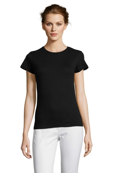 sols Tricou Simplu Femei, Model Elegant, 100% bumbac
