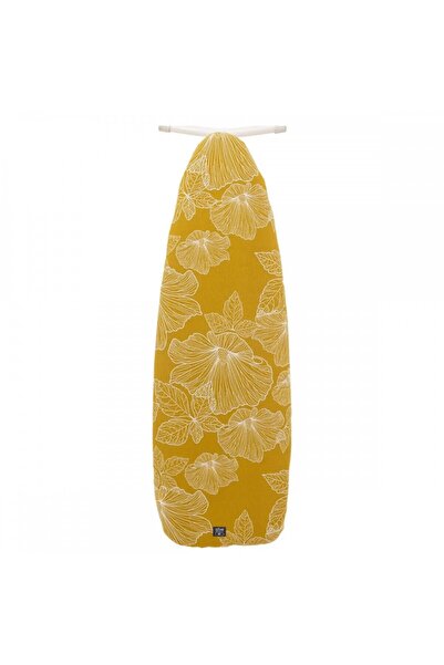 5five Simple Smart Ironing board cover Yellow Floers, polyester, 52 x 135 cm