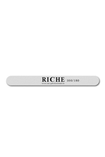 OEM Set of thin wooden nail files white 50 pcs, 100/180, Riche