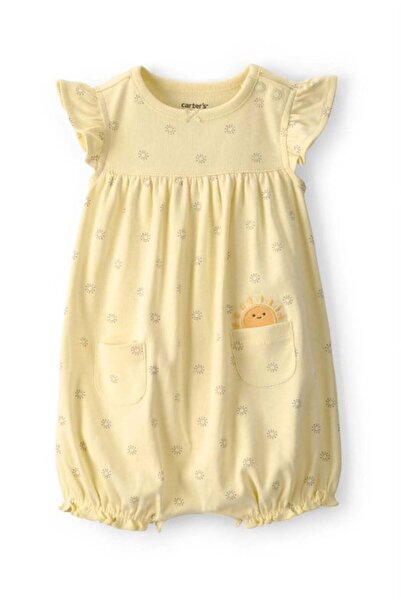 Carter's Carters Kız Bebek Güneş Baskılı Tulum 3 Ay-24 Ay SARI