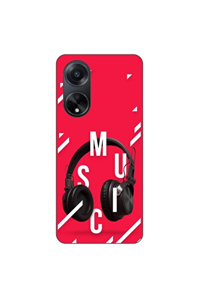 OEM Husa compatibila cu Oppo A98 5G Silicon Gel Tpu Model Music Headphones