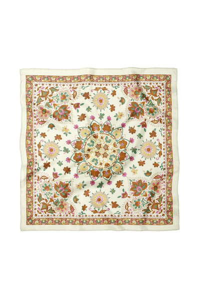 Sultan İpek Floral Patterned Scarf / Bandana 70X70Cm