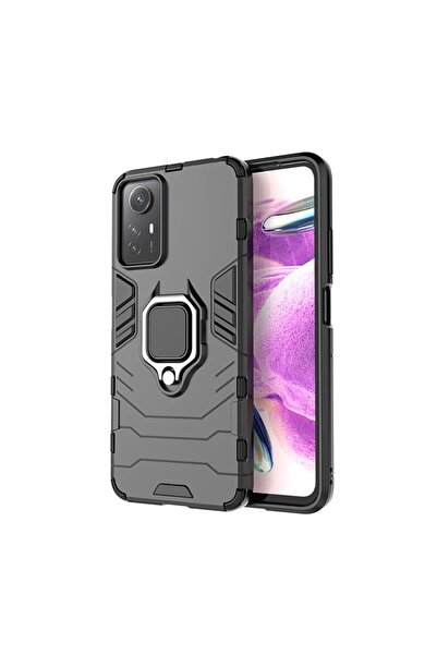 sscase Magnetic Ring Σκληρή Θήκη με Δαχτυλίδι Black (Xiaomi Redmi Note 12S 4G)