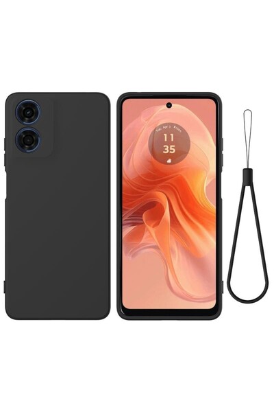 sscase Pure Color Θήκη Σιλικόνης Black (Motorola Moto E14)