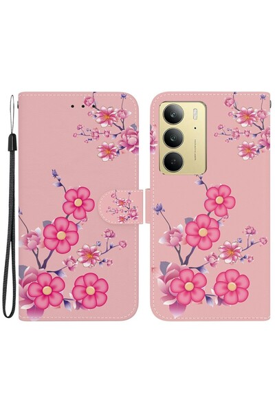 sscase Colored Drawing Θήκη Πορτοφόλι Pink (Realme C75 4G)