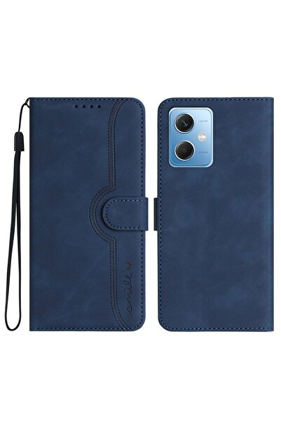 sscase Heart Skin Feel Θήκη Πορτοφόλι Royal Blue (Xiaomi Redmi Note 12 Pro Plus)
