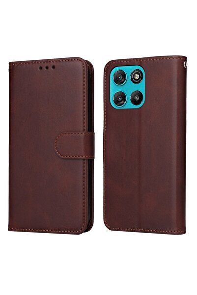 sscase Basic Θήκη Πορτοφόλι Brown (Motorola Moto G57 Power 5G / G67 Power 5G)