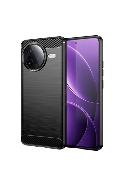 sscase Brushed Carbon Θήκη Σιλικόνης Black (Xiaomi Poco F7 Pro 5G)