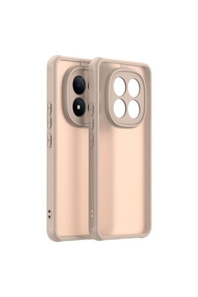 sscase Frosted Ημιδιάφανη Σκληρή Θήκη Light Brown (Xiaomi Redmi Note 15 Pro 4G)