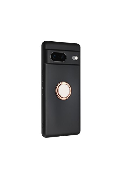 sscase Fall Θήκη Σιλικόνης με Δαχτυλίδι Rose Gold (Google Pixel 8a 5G)