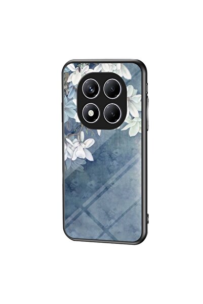 sscase Floral Σκληρή Θήκη με Τζάμι Chinese Rose (Xiaomi Redmi Note 14 Pro 4G)