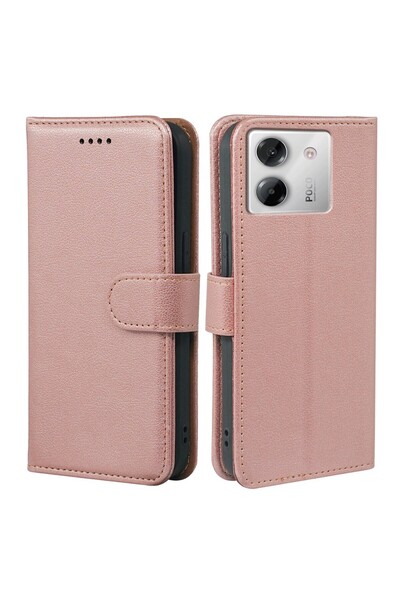 sscase Lite Θήκη Πορτοφόλι Rose Gold (Xiaomi Poco M7 Pro 5G)