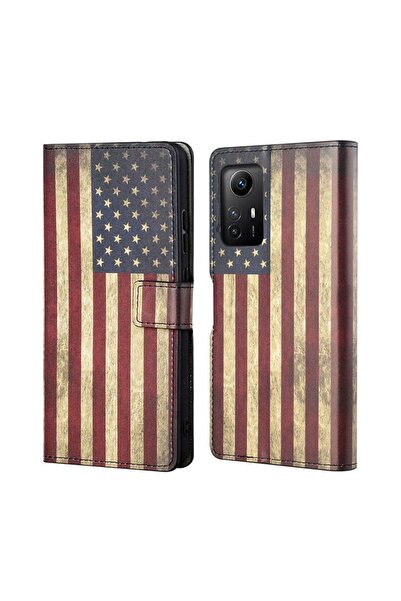 sscase Colored Drawing Θήκη Πορτοφόλι The American Flag (Xiaomi Redmi Note 12...