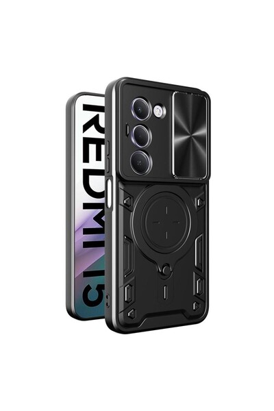 sscase Sliding Camshield Σκληρή Θήκη με Δαχτυλίδι Black (Xiaomi Redmi 15 4G /...