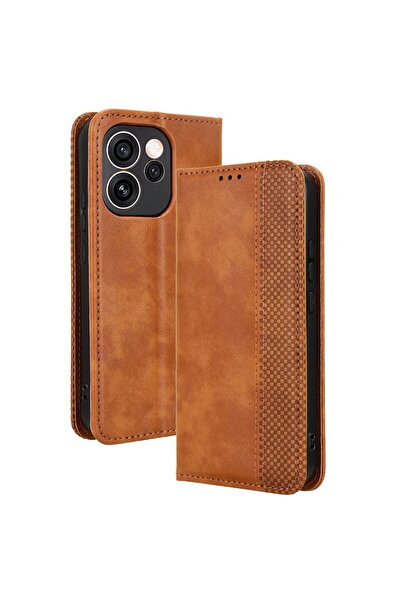 sscase Retro Θήκη Βιβλίο Brown (Oppo Reno15 Pro 5G)