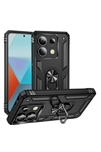 sscase Shockproof Σκληρή Θήκη με Δαχτυλίδι Black (Xiaomi Redmi Note 13 Pro 5G...
