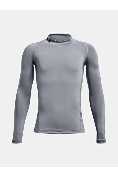 Under Armour Tricou UA HG Armour Mock LS-GRY