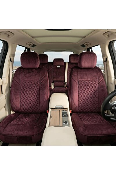 Auto Family FZE Luxury 5 Pcs Soft Fabric Car Seat Cover Full Set (Sedan Car) ...