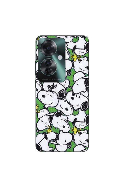 OEM Case compatible with Oppo Reno11 F 5G Silicon Gel Tpu Model Snoopy Pattern
