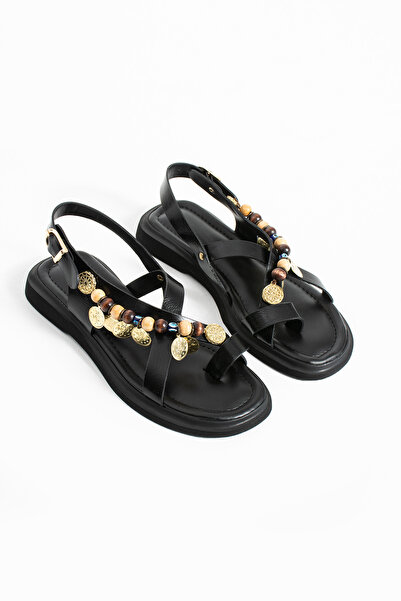 DUXAL SHOES Γυναικεία σανδάλια Greta με χάντρες και άνετη σόλα