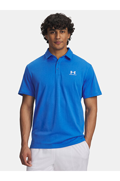 Under Armour Tricou polo pentru bărbați UA Icon - ALBASTRU