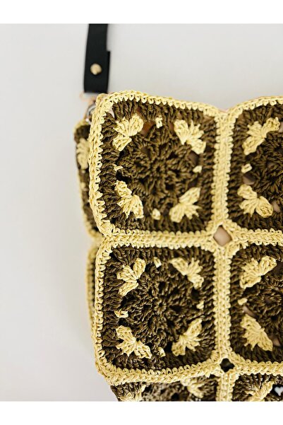 İlmek anne butik Kağıt ip örgü çanta