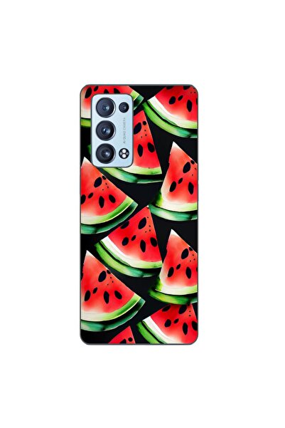 OEM Case compatible with Oppo Reno6 Pro 5G Silicone Gel Tpu Pattern Watermelo...