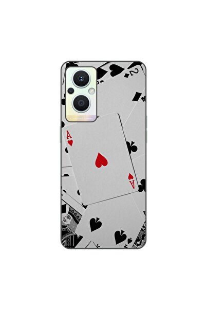OEM Husa compatibila cu Oppo Reno7 Lite Silicon Gel Tpu Model Carti Poker