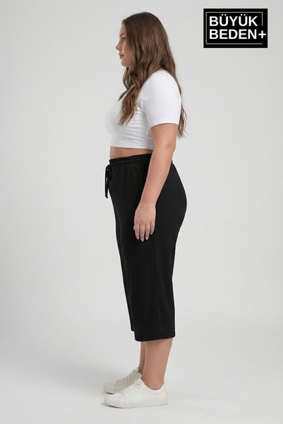 Superlife Set de pantaloni scurți Capri pentru femei, mărime mare, 3 piese, 3XL-6XL SPR26BSRK591+3