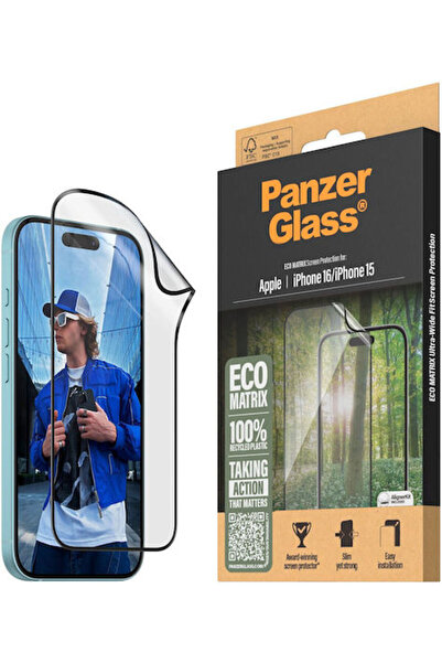 Panzer Glass PanzerGlass Matrix Σκληρυμένο Γυαλί (iPhone 16)