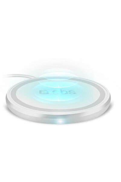 SBS Ασύρματος Φορτιστής (Qi Pad) 15W Λευκός (WIRELESSUF15W)