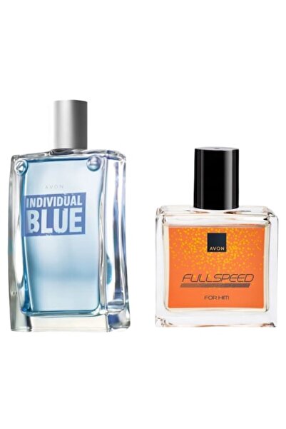 AVON Set Full Speed & Individual Blue – Apă de toaletă pentru bărbați 30ml + ...