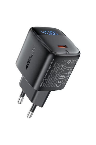 Acefast Φορτιστής Χωρίς Καλώδιο GaN Με Θύρα USB-A 40W Μαύρο (A135)
