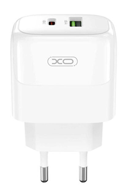 Xo Φορτιστής χωρίς καλώδιο GaN με θύρα USB-A και θύρα USB-C, 30W Power Delive...