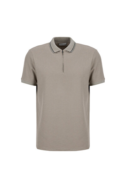 ALTINYILDIZ CLASSICS Haki Erkek Slim Fit Polo T-Shirt ACE091262930
