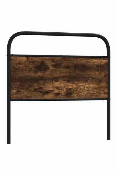 vidaxl Smoked oak replacement bed headboard 100 cm steel and processed wood