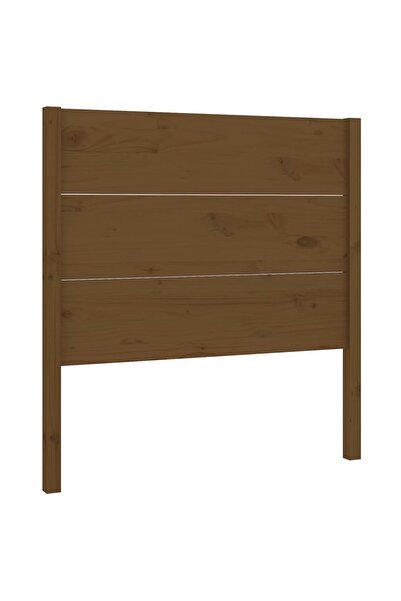vidaxl Bedside table, honey brown, 106x4x100 cm, solid pine wood