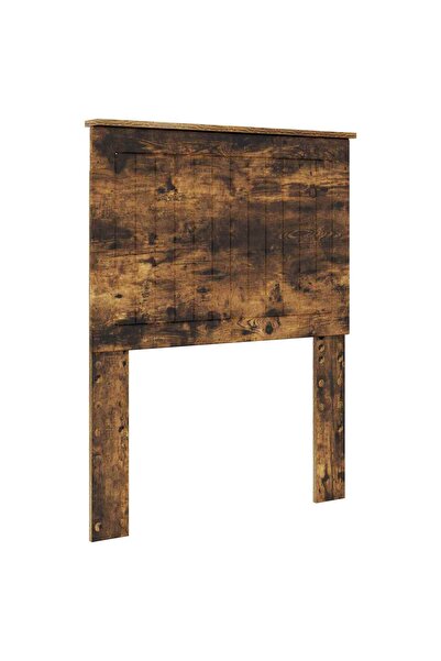 vidaxl Tăblie cap cu headboard Stejar fumuriu 75 cm Lemn compozit