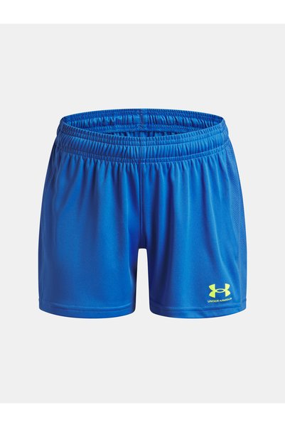 Under Armour Pantaloni scurți de fete UA G's Ch. Tricotaj scurt - ALBASTRU